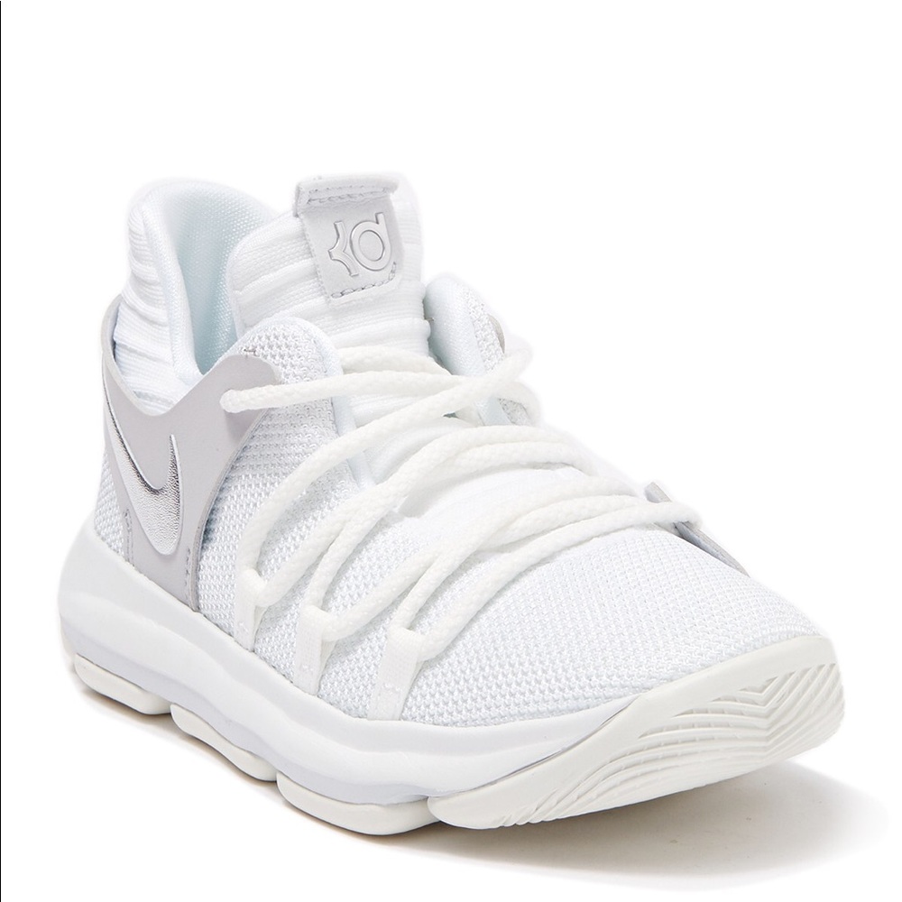 Nike Kevin Durant 10 White/ Platinum Size US 5.5